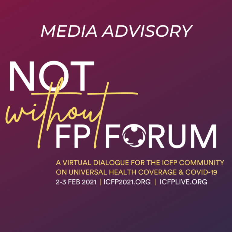 Media Advisory & Social Reporter Alert: ICFP’s Not Without FP Forum Coming February 2-3 2021