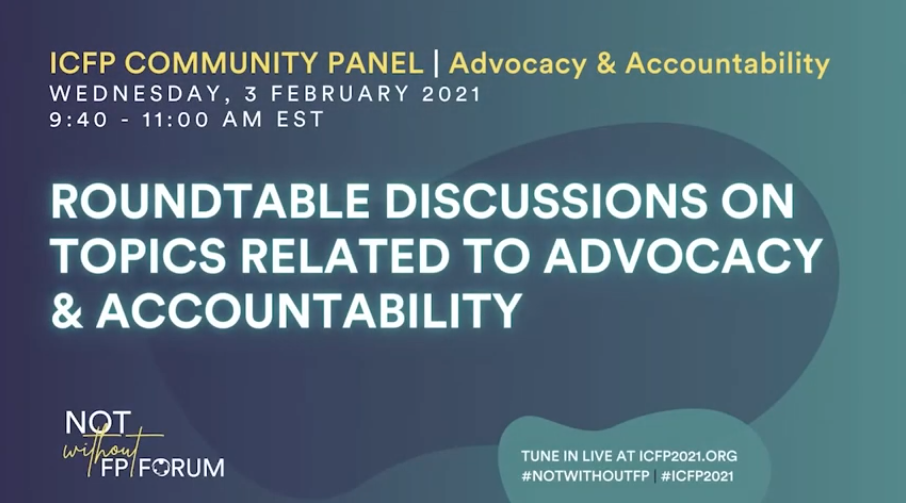 Advocacy & Accountability - ICFP