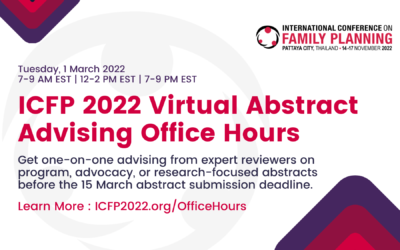 ICFP 2022 Virtual Abstract Advising Office Hours