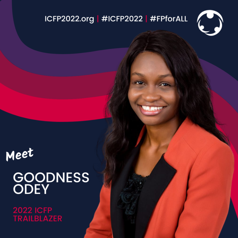 Championing Equity and Inclusivity: Goodness Odey’s Inspiring Journey as an ICFP2022 Youth Trailblazer