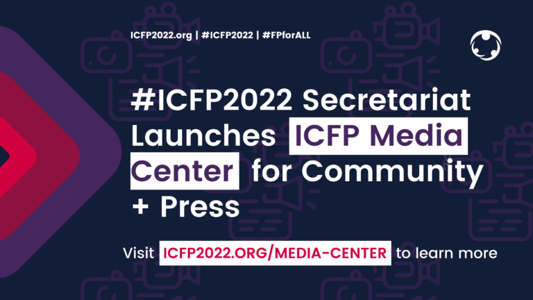 #ICFP2022 Secretariat Launches ICFP Media Center
