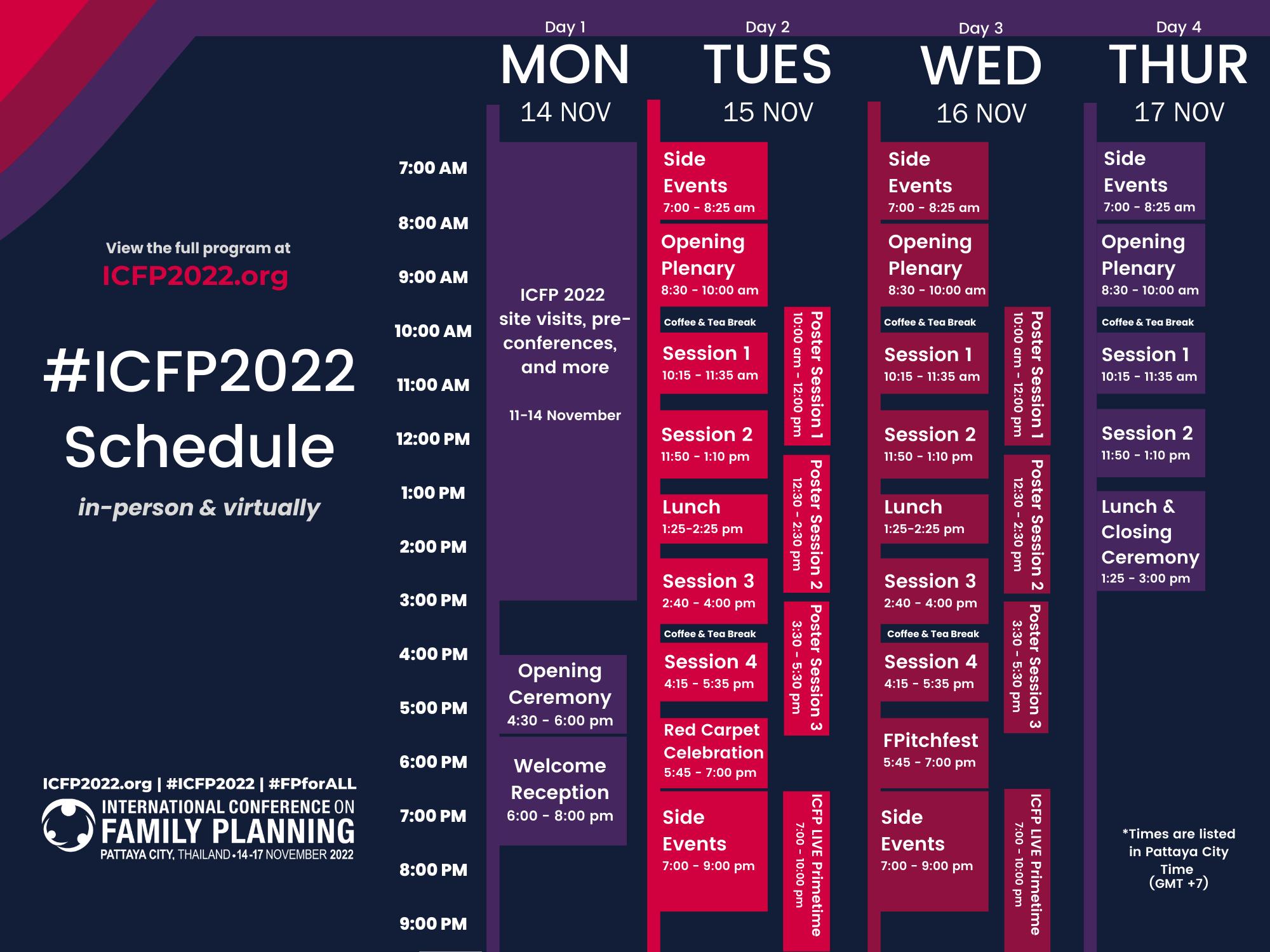 #ICFP2022 Conference Schedule Now Available