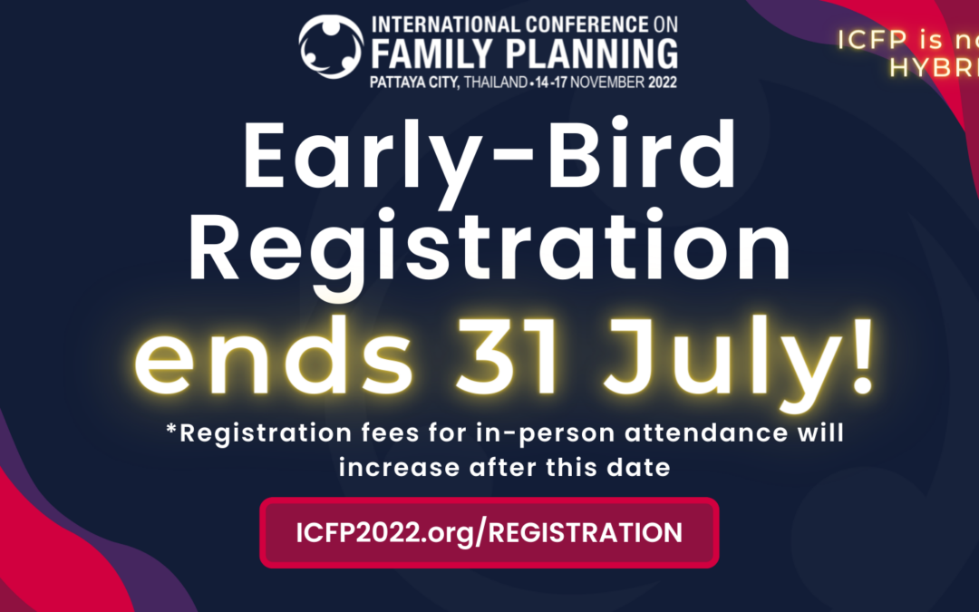 ICFP 2022 Early-Bird Registration Closes Soon