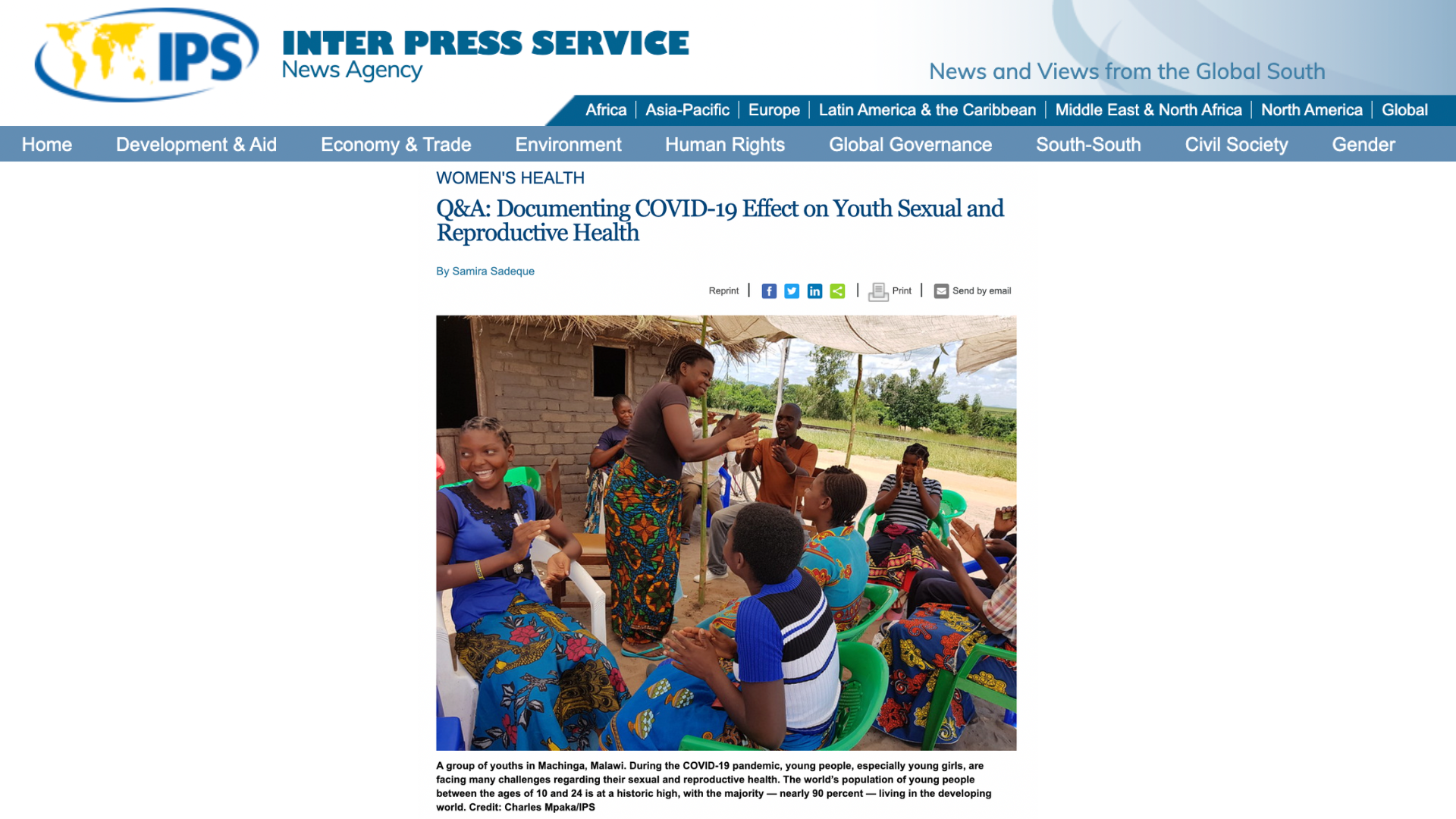Q&A: Documenting COVID-19 Effect on Youth Sexual and Reproductive Health
