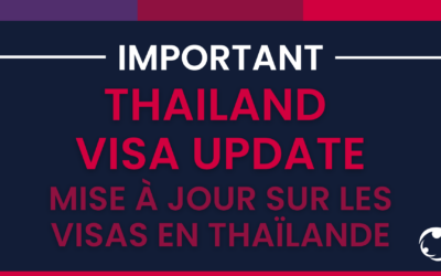 Important Thailand Visa Update for ICFP2022