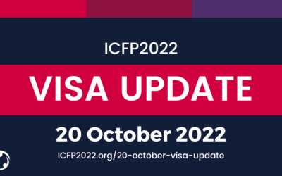 New Thailand Visa Update for ICFP2022