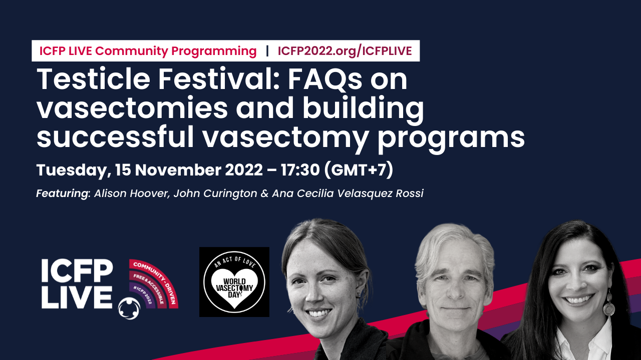 Testicle Festival: FAQs on vasectomies and building successful vasectomy programs