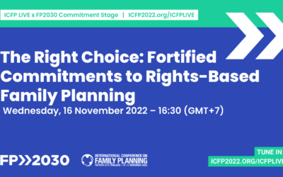 The Right Choice: Fortified Commitments to Rights-Based Family Planning
