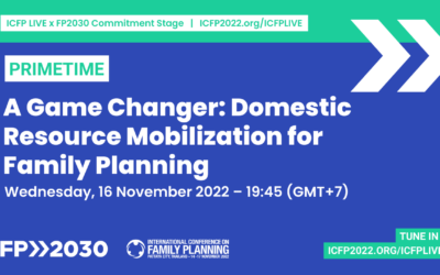 A Game Changer: Domestic Resource Mobilization for Family Planning