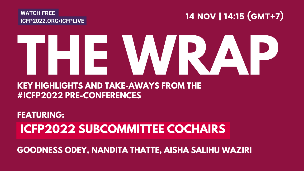The Wrap – Pre-conference