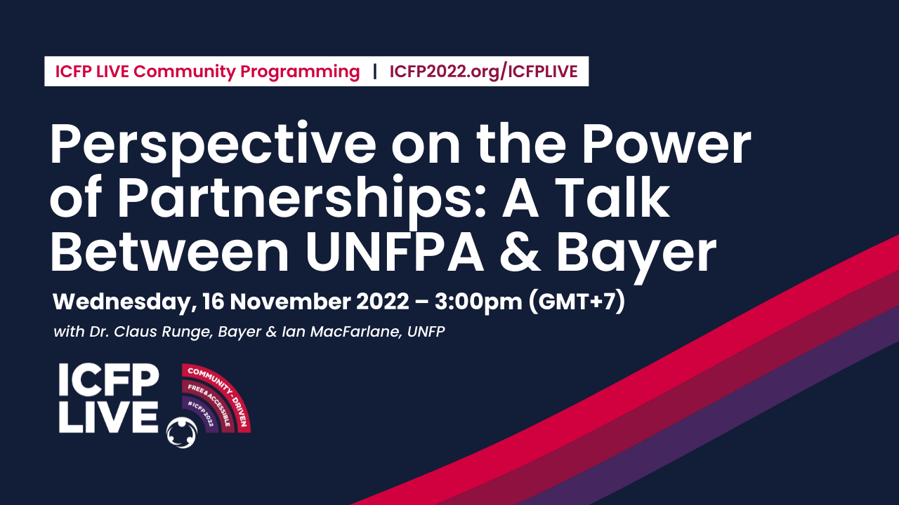 Perspective on the Power of Partnerships: A Talk Between UNFPA & Bayer