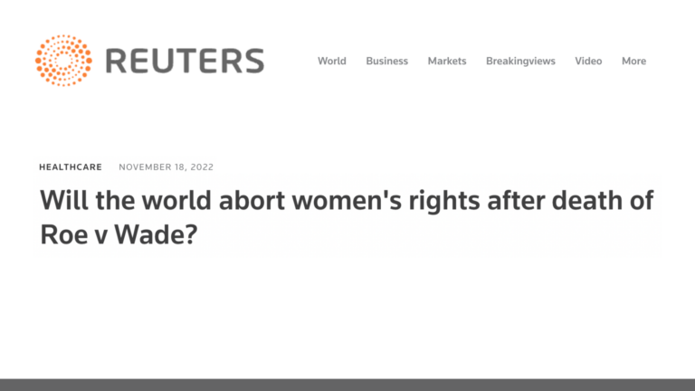 Will the world abort women’s rights after death of Roe v Wade?